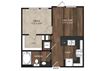 Main Street Flats Apartments Phase II 1x1 M Floor Plan Main Street Flats Apartments Phase II 1x1 M Floor Plan